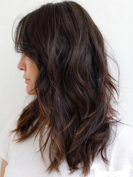 Long Shaggy Hairstyles For Thick Hair