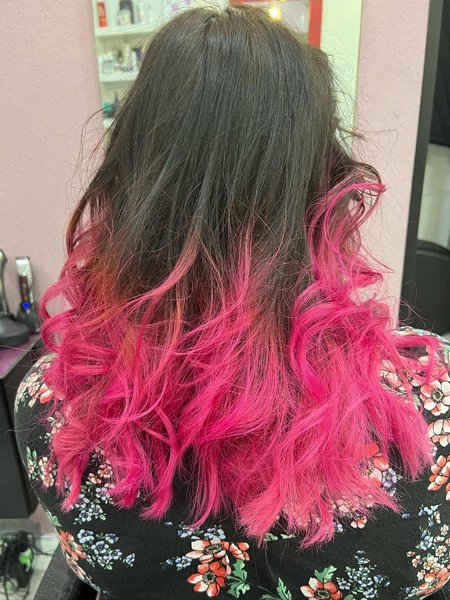 Pink Ombre Hair