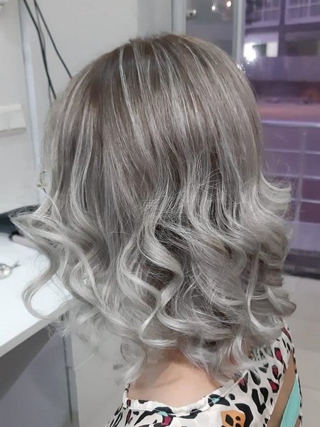 Silver Ombre Hair